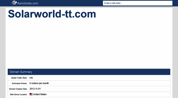 solarworld-tt.com.rankglobe.com