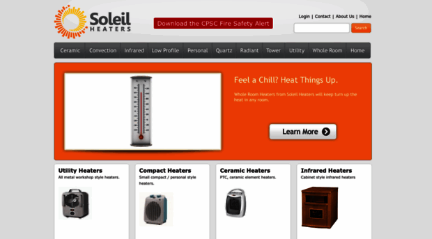 soleilheaters.com