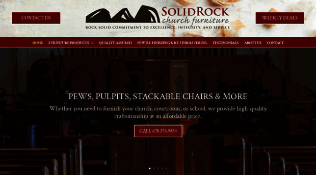 solidrockchurchfurniture.com