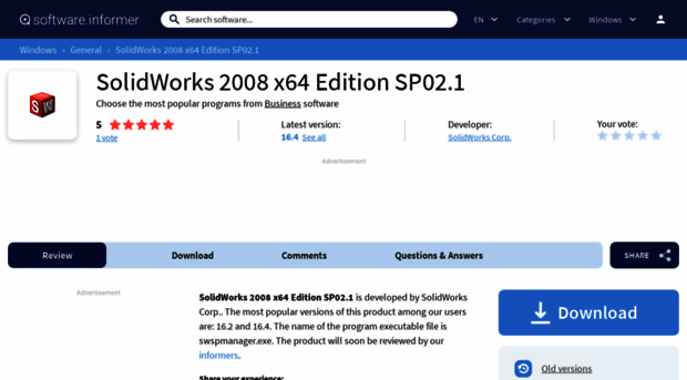 solidworks-2008-x64-edition-sp02-1.software.informer.com