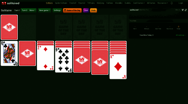 solitaired.com - Solitaire - Play Online & 100%... - Solitaire D