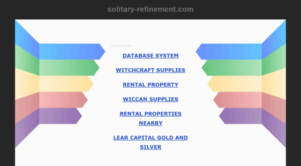solitary-refinement.com