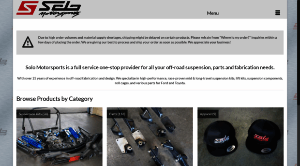 solomotorsports.com