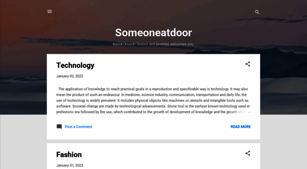 someoneatdoor.blogspot.com