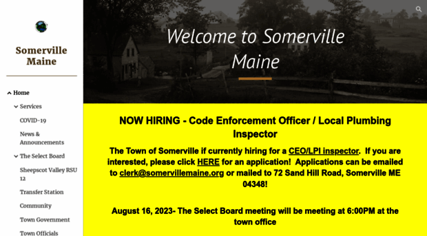 somervillemaine.org