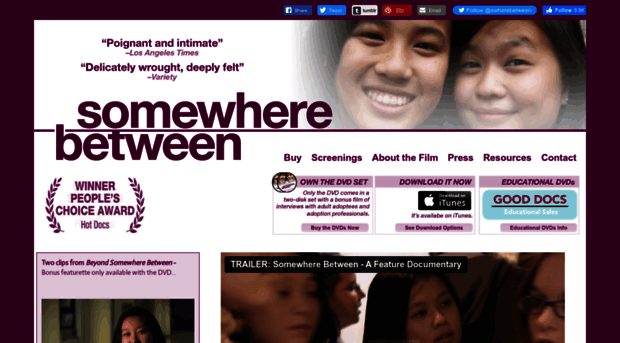 somewherebetweenmovie.com