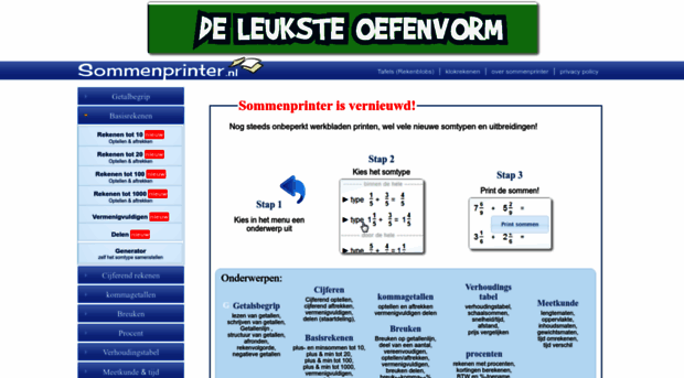 sommenprinter.nl