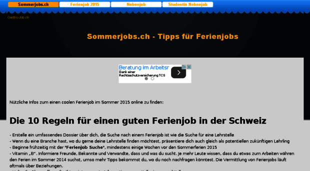 sommerjobs.ch