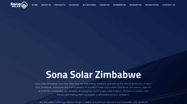 sonasolar.co.zw