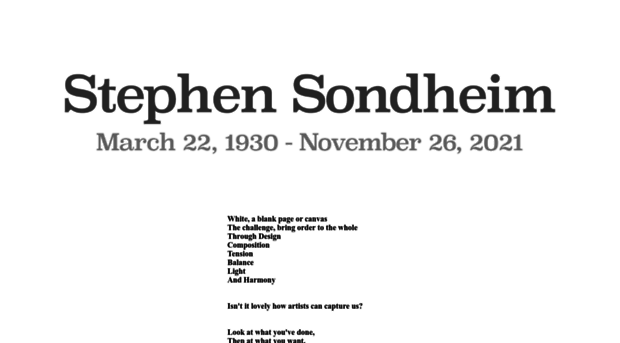 sondheim.com