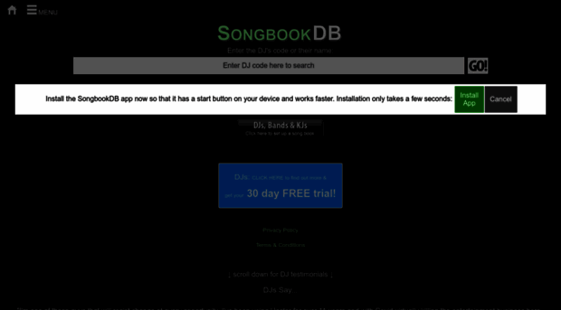 songbookdb.com