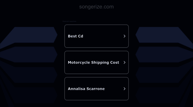 songerize.com