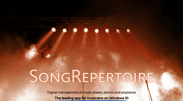 songrepertoire.com