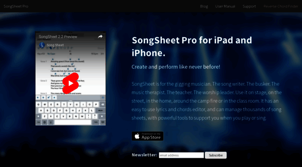 songsheetapp.com