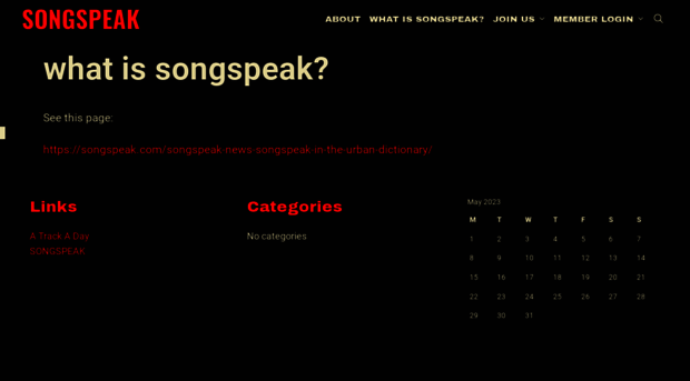 songspeak.com