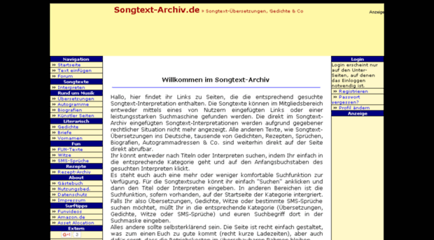 songtext-archiv.de