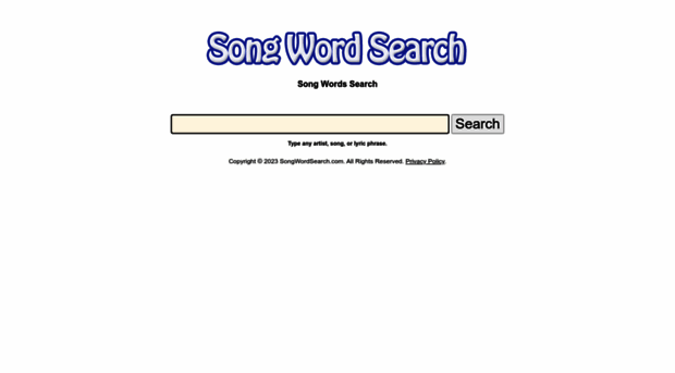 songwordsearch.com