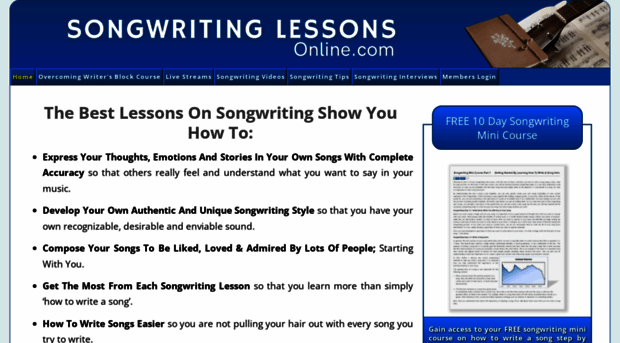 songwritinglessonsonline.com