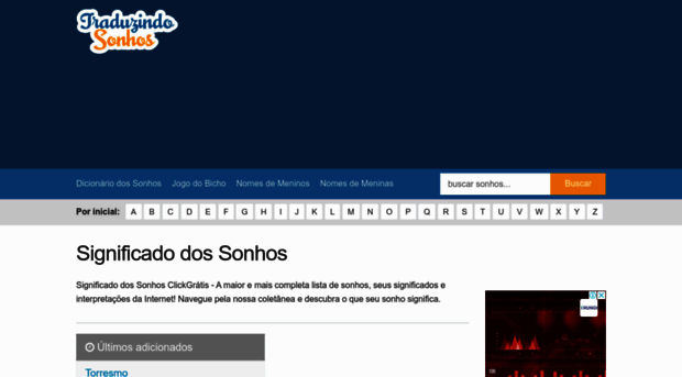 sonhos.clickgratis.com.br