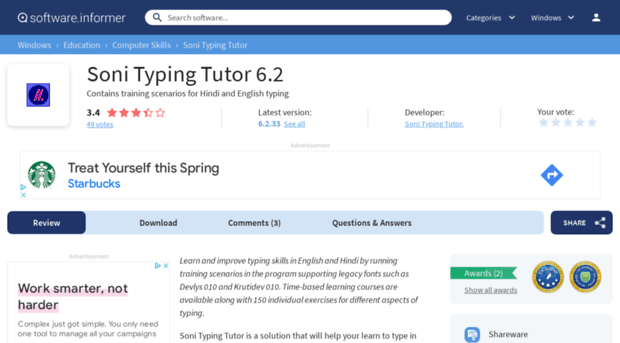 soni-typing-tutor.software.informer.com