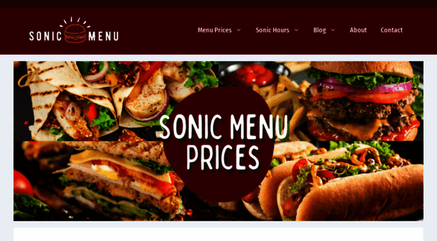 sonic-menu.com