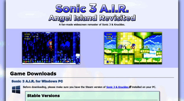 sonic3air.org