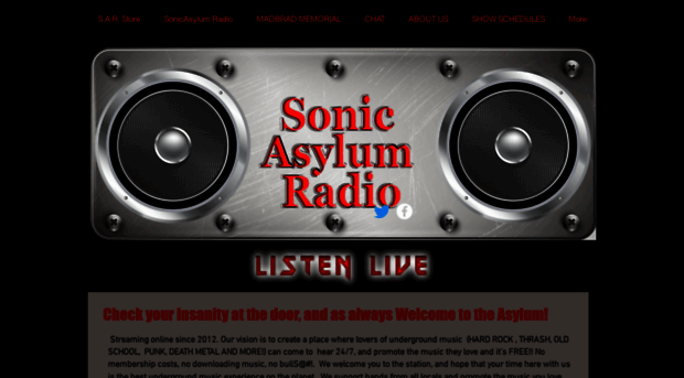 sonicasylumradio.com