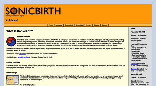 sonicbirth.sourceforge.net