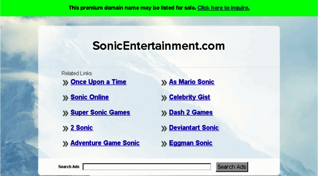 sonicentertainment.com