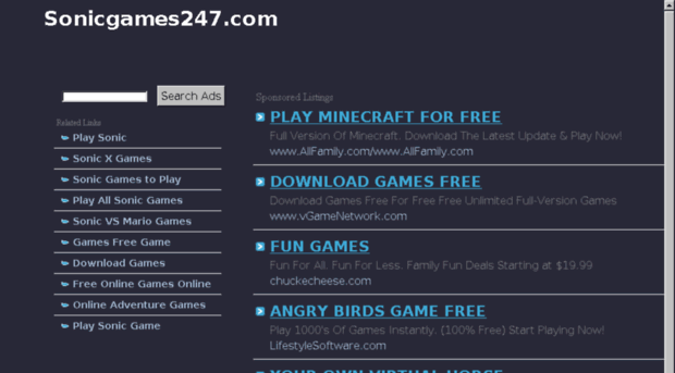 sonicgames247.com