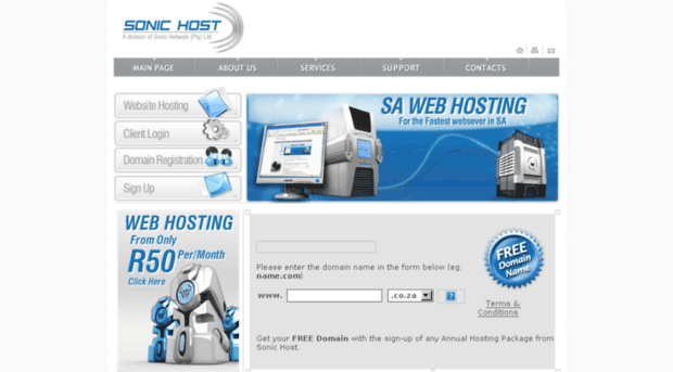 sonichost.co.za