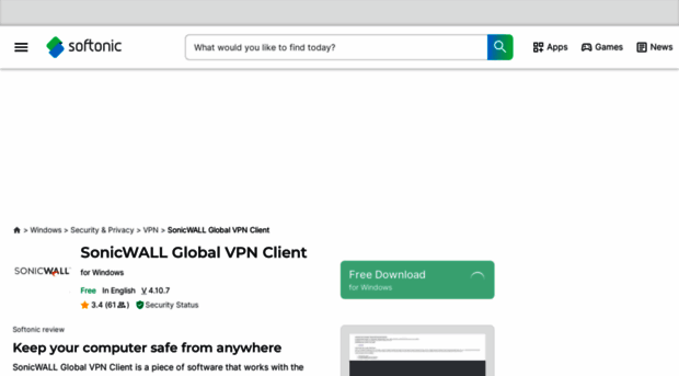 sonicwall-global-vpn-client.en.softonic.com