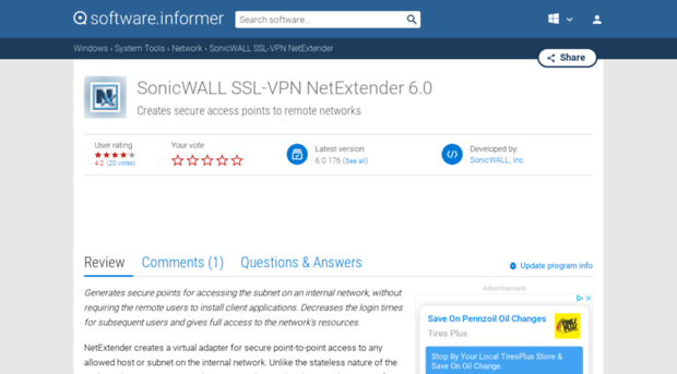 sonicwall-ssl-vpn-netextender.software.informer.com