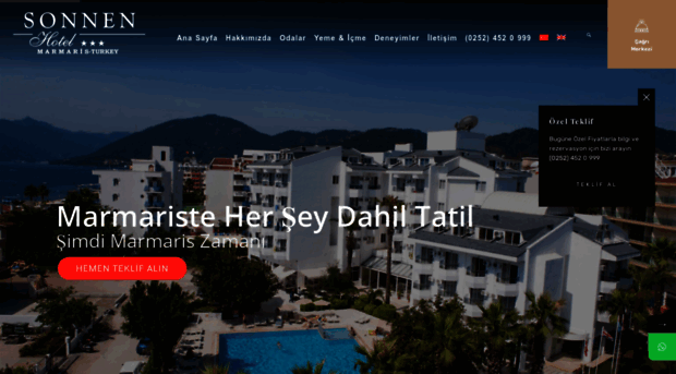 sonnenhotelmarmaris.com