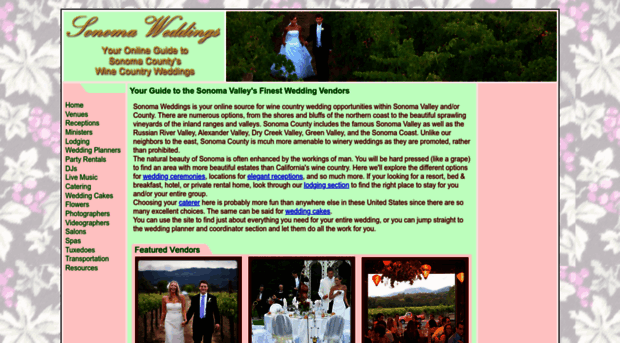 sonoma-weddings.com