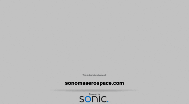 sonomaaerospace.com