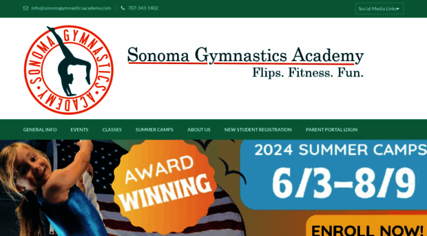 sonomagymnasticsacademy.com