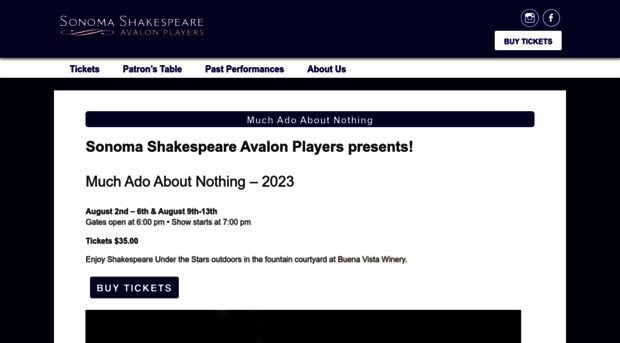 sonomashakespeare.com