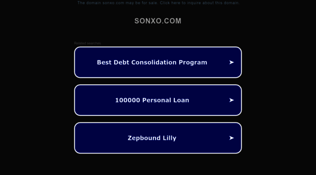 sonxo.com