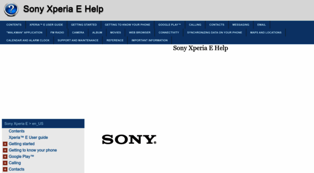 sony-xperia-e.xphonehelp.com