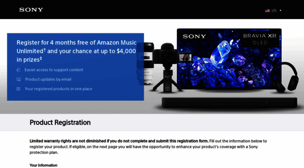 sony.registria.com