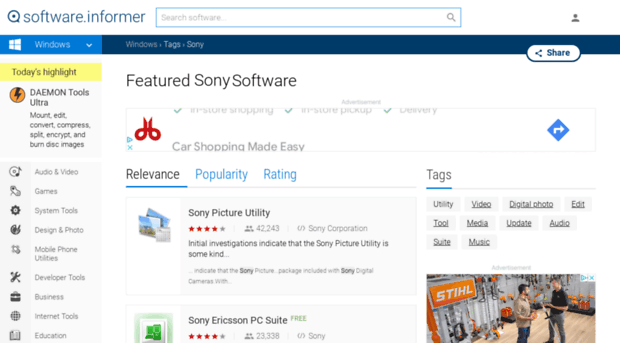 sony1.software.informer.com