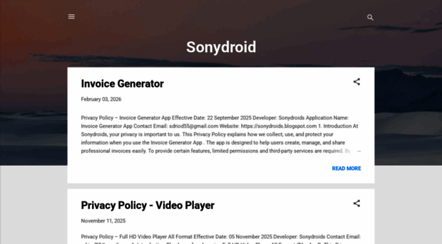 sonydroid-privacypolicy.blogspot.com
