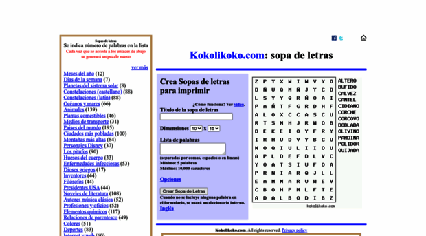 sopadeletras.kokolikoko.com