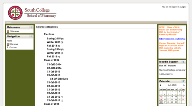 sopcourses.southcollegetn.edu