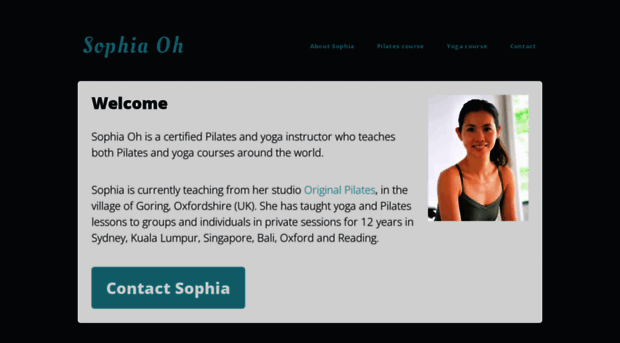 sophiaoh.com