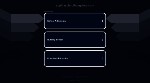 sophiaschoolbangalore.com