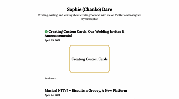 sophiead.writeas.com