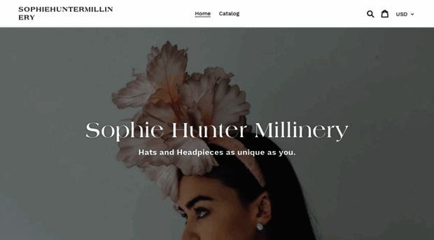 sophiehuntermillinery.com