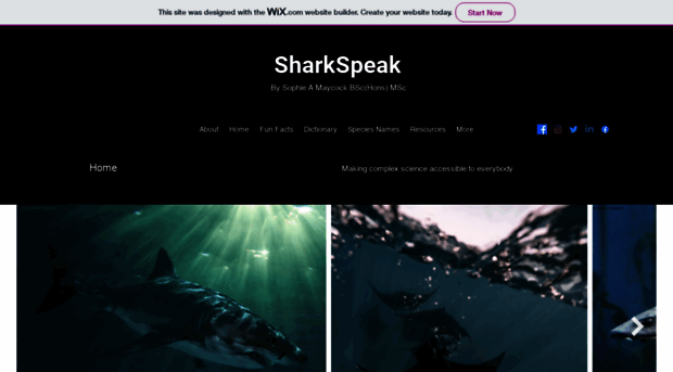 sophiemaycocksharkspeak.com